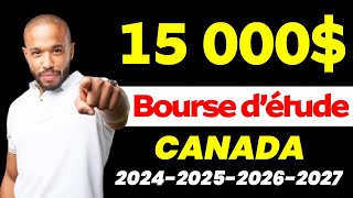 Bourse détude supérieure au Canada Entièrement financé pour étudiant étranger 2024202520262027 [upl. by Notluf408]