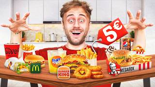 Je teste TOUS les MENUS à 5€ de FAST FOOD 🤔 [upl. by Lakin979]