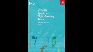 01 Grade 2 SR  ABRSM SightReading 2012 英皇小提琴即兴阅读2012 [upl. by Leyameg]