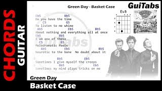 BASKET CASE 💉  Green Day  Lyrics  GUITAR Chords 🎸 Karaoke [upl. by Hanny585]