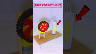 Gear motor free energy light  science project project experiment shorts [upl. by Cece]