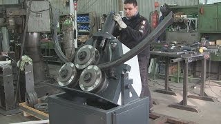 Drehbar Profilbiegemaschinen  Turnable Section Roller  Vălţuitor de profile  Profilhengerítő [upl. by Qifahs]