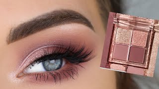 ColourPop SORBET Eyeshadow Quad  Pink amp Cool Toned Eye Makeup Tutorial [upl. by Durst]