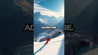 Epic Ski Adventures in the Stunning Swiss Alps Shorts [upl. by Nnasus]