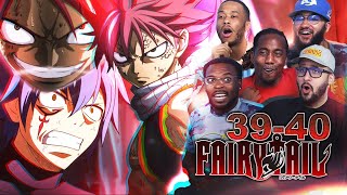 Natsu vs Jellal Fairy Tail Ep 39 amp 40 REACTION [upl. by Medrek]