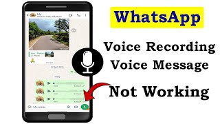 How to Fix Voice Recording Not Working in whatsapp Tamil  ThilakTech [upl. by Iad12]