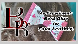 Best Glue For Faux Leather [upl. by Irroc460]