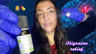 ASMR medical special MIGRAINE 🤕 RP neurologue [upl. by Emmye]