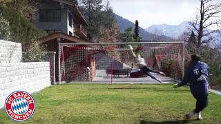 Manuel Neuers impressive training at Lake Tegernsee  FC Bayern [upl. by Cecilia]