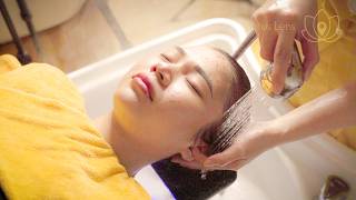 Feel the Magic of Skilled Hands ASMR Hair Wash amp Scalp Massage for Deep Calm at Co Ba Sai Gon Spa [upl. by Kcirdes]