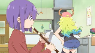 Lucoa vibes to dragon maid opening [upl. by Erlewine358]