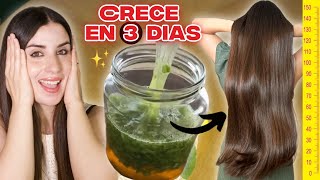 CRECE TU PELO EN 3 DÍAS CON SÓLO 2 INGREDIENTES POTENTES [upl. by Epilif184]