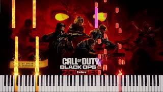 CoD Black Ops 6 Zombies Theme Damned 7  Piano Synthesia Tutorial [upl. by Lindsy]