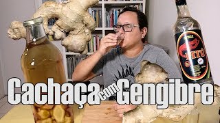 Receita de cachaça aromatizada com gengibre [upl. by Eillehs]