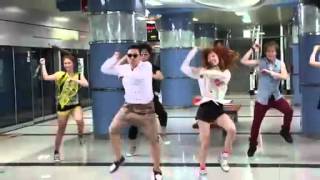 PSY  Gangnam Style MV BTS With Hyuna [upl. by Bevan]