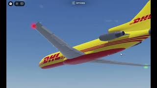 THE BOEING 727 IS SO HARD TO LAND AT TIVAT AIRPORT BOEING 727 DHL MENORCA TO TIVAT AIRPORT [upl. by Yahsal210]