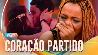 NATÁLIA CHORA E FAZ ESCÂNDALO AO VER LUCAS E ESLÔ SE BEIJANDO 😰  BBB 22 [upl. by Glaudia]