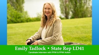 Emily Tadlock LD 41 State Rep Pos 1 candidate [upl. by Telrats]