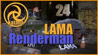 LAMA In Katana  Renderman 24 tutorial [upl. by Michaelina864]