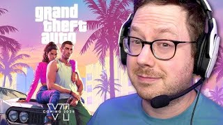 Grand Theft Auto VI Trailer 1 Reaction [upl. by Llenhoj638]