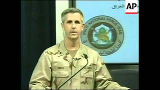 WRAP US military says Iraq violence down 55 ADDS mortar attack [upl. by Lemrej599]