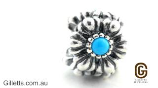 Pandora December Birthstone Flower Charm  Pandora code 790580TQ [upl. by Siwel]