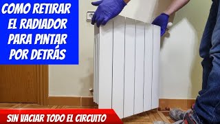 Como retirar el radiador para pintar por detras ✅️ Muy Facil [upl. by Mihe]