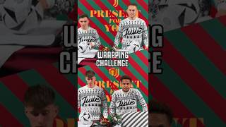 Who’s gonna win 💀🎁 juventus wrapping challenge [upl. by Wenger]