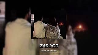 Zaroor vocals only without music  Aparshakti Khurana  Savi Kahlon [upl. by Terrye]