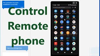 How to control a remote android phone using your PC with TeamViewer  QuickSupport [upl. by Gasparo]