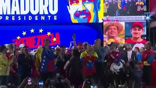 Protesti nakon izbora liče na quotobojene revolucijequot – smatra Maduro [upl. by Laoj874]