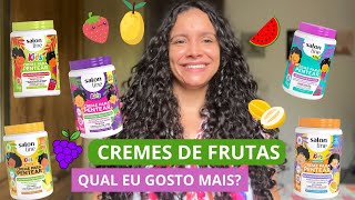 CREMES DE FRUTAS DA SALON LINE Qual eu gosto mais 🤨 [upl. by Aneev399]