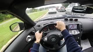 2017 Nissan 370Z Roadster 7AT POV Test Drive [upl. by Omsare]