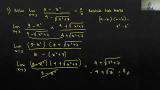 Remedial Teaching Limit Fungsi Aljabar [upl. by Enavi]