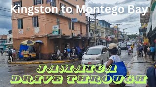 RAW FOOTAGE Drive Through Jamaica UNCUT Kingston to Montego Bay 🇯🇲 Knutsford Express [upl. by Claudina]