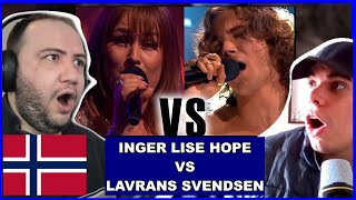 WHO WON Inger Lise Hope VS Lavrans Svendsen  The Voice Norway 2024 [upl. by Irelav499]