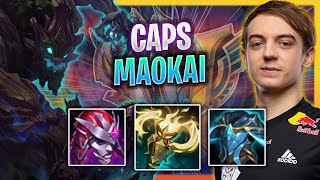 CAPS IS READY TO PLAY NEW META MAOKAI MID   G2 Caps Plays Maokai Mid vs Leblanc Season 2023 [upl. by Atibat710]