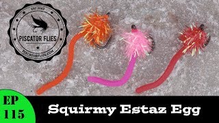 Learn to tie a Squirmy Estaz Egg Fly Tying Tutorial  Ep 115 PF [upl. by Leakcim]