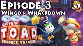 Captain Toad Treasure Tracker  Episode 3  Level 28 Wingos Whackdown [upl. by Nimzzaj]