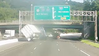 Watch Drivers Grab Money Off NJ Highway As Brink Truck Spills Cash On Route 3  NBC News [upl. by Dasteel699]