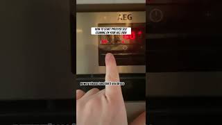 AEG pyrolyse how to do self cleaning your oven [upl. by Iba]