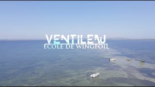 Ecole de wingfoil Herault  Ventileau  Marseillan [upl. by Yngiram]