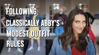 Modest but Hot  Following Classically Abbys Outfit Rules [upl. by Alaehcim735]