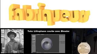 Tuto Imprimer une photo en 3D  modeliser une lithophanie courbe avec blender [upl. by Kirsteni]