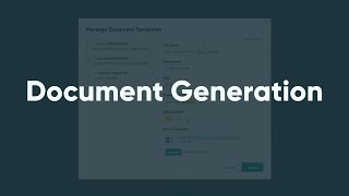 Document Generation  Cognito Forms [upl. by Lasiaf]