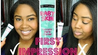 Maybelline Baby Skin Instant Pore Eraser  First Impression [upl. by Phyl]