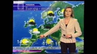 Polsat  Prognoza pogody z 3 stycznia 2005 roku [upl. by Anahcar]