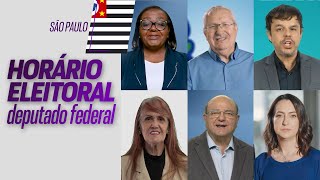 Horário Eleitoral SP  candidatos a Deputado Federal 06092022 [upl. by Ynohtn571]