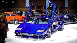 BONHAMS auction PARIS 2024 Ferrari Enzo Countach Carrera GT SLR McLaren BMW E9 CSL [upl. by Sualkcin]