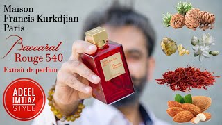 Baccarat Rouge 540 Extrait De Parfum Fragrance Review [upl. by Rendrag]